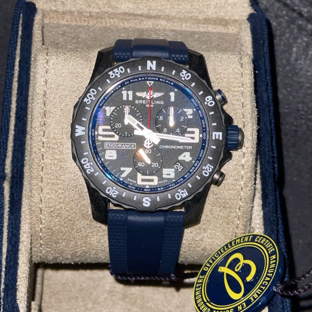 Breitling Black and Blue Men's Watch